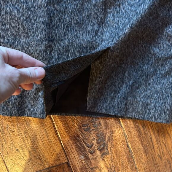 Cold Water Creek Brown Tweed like lined skirt - Picture 9 of 13